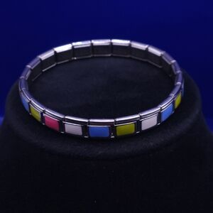 Milano Silver Stainless Steel Bracelet